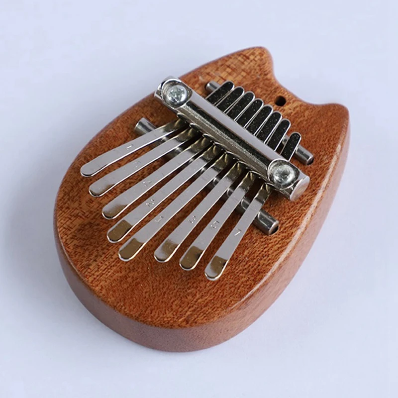 2 шт. мини пианино для большого пальца 8 клавиш Kalimba портативное деревянное