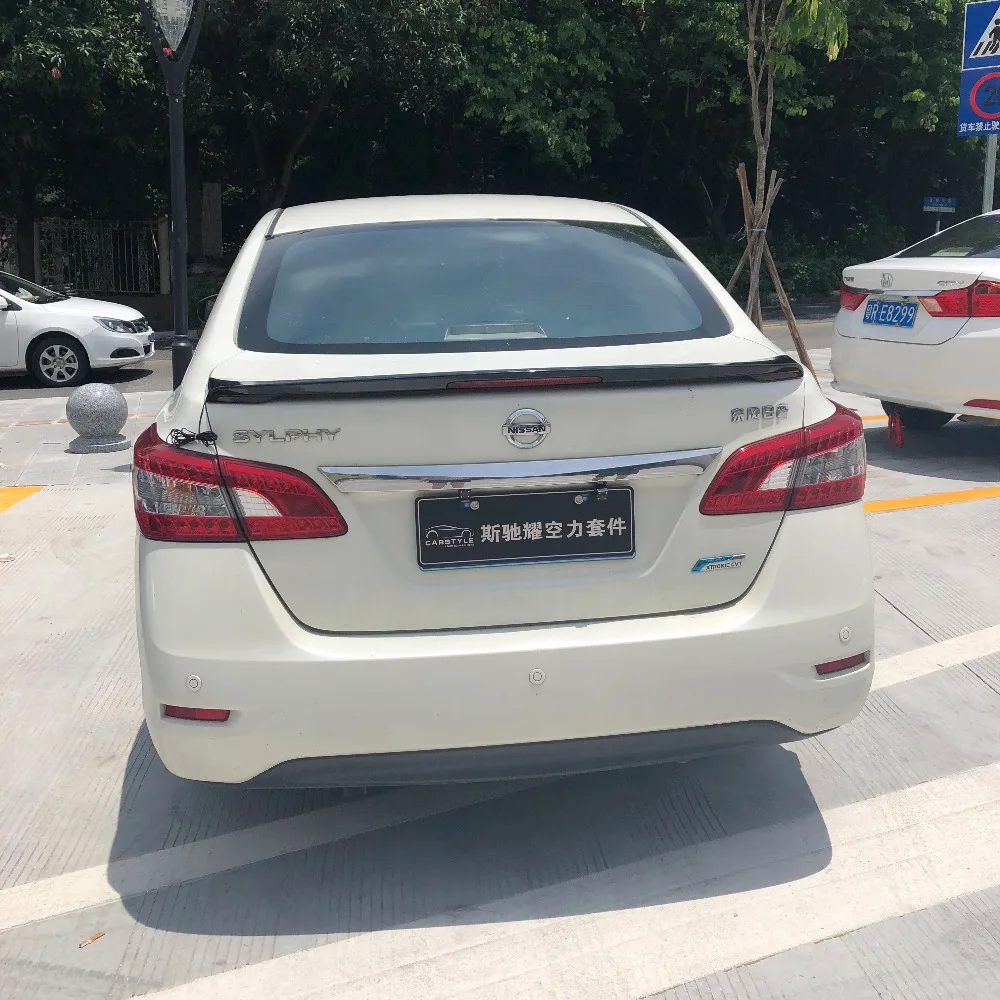 Спойлер для NISSAN Sentra 2012-2016 спойлер высококачественный АБС-пластик цвет заднего