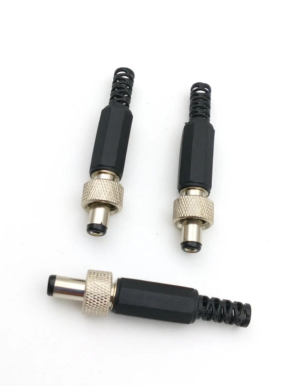 

20pcs Copper Lockable 5.5mm x 2.1mm DC Power Plug Panel Mount Connectors New