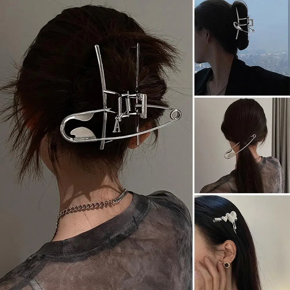 

Metal Hair Clip Catch Clip Net Red New Shark Clip Headdress Hair Accessories Female Summer Jewelry Clip With Claws For Hair