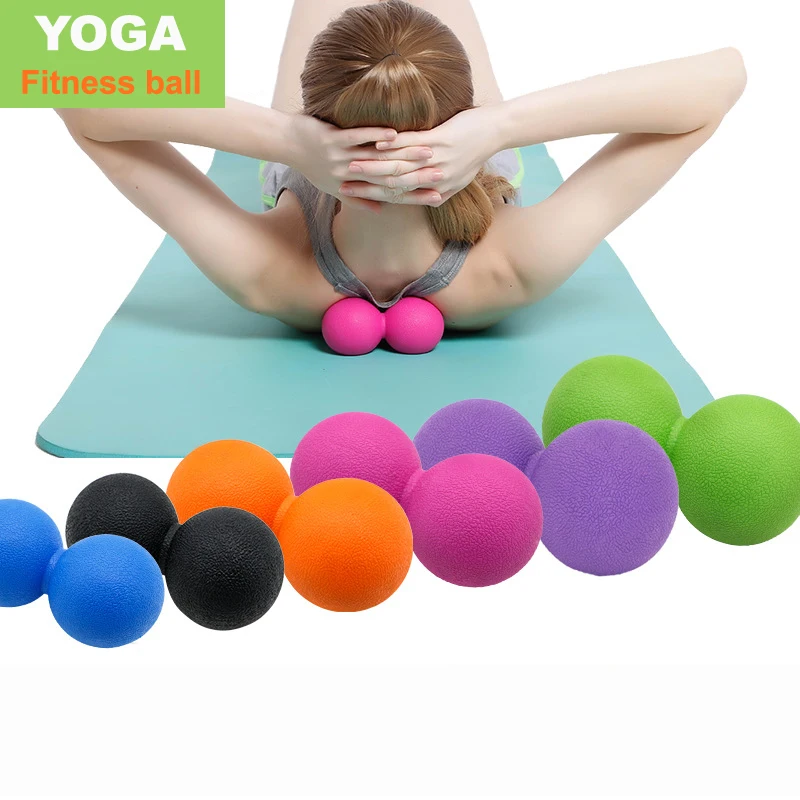 Арахисовый Массажный мяч Шипованная точка триггера рельефная мышца боль Стресс