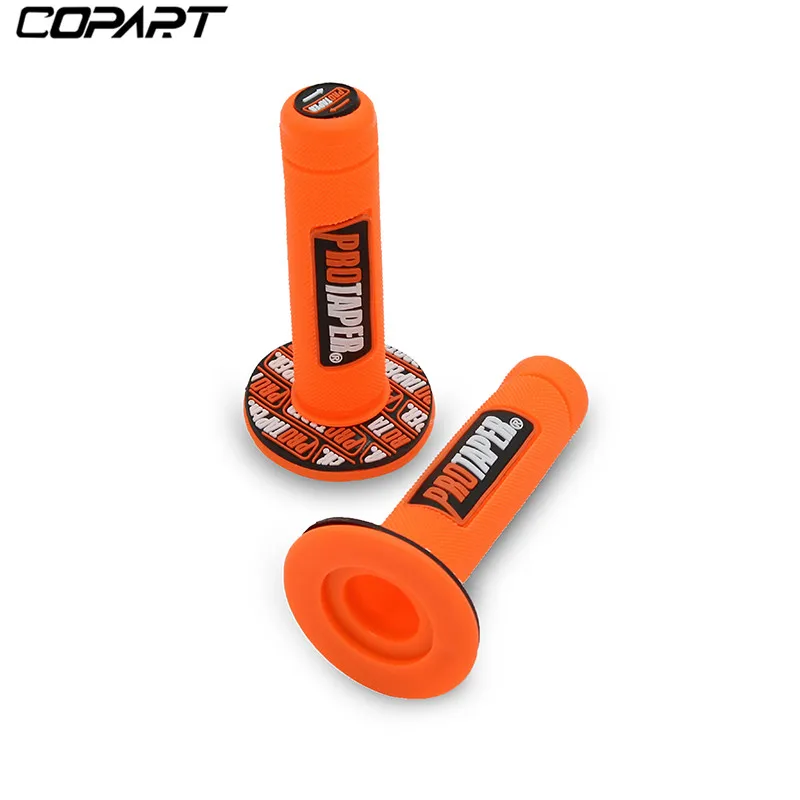 Orange Рукоятка Track pro taper Мотоцикл Dirt Pit Bike Мотокросс 7/" 22 мм руль резиновый гель Тормозные ручки для Yamaha KTM CRF YZF - Цвет: Orange
