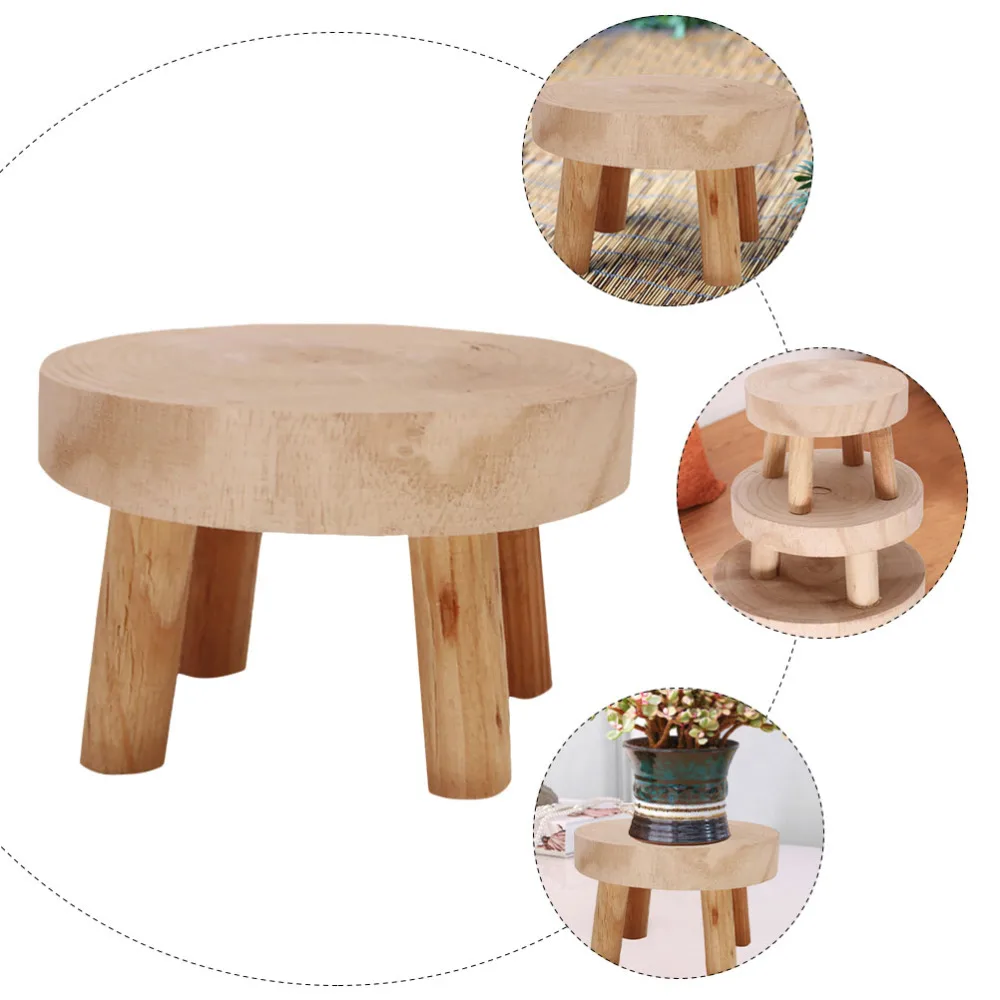 

1Pc Yard Flowerpot Rack Decorative Stool Candlestick Holder Flower Vase Rack