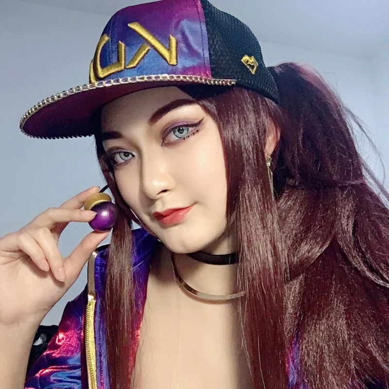 Akali шляпа AKL KDA Кепка s косплей реквизит хип-хоп шляпы бейсболка | Тематическая