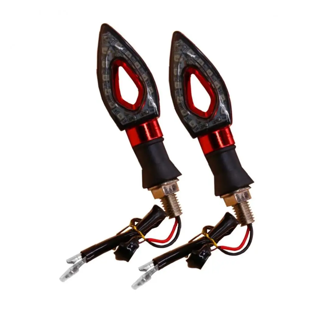 Светодиодные поворотники водонепроницаемые 12 В мини стебель стрела мотоцикл