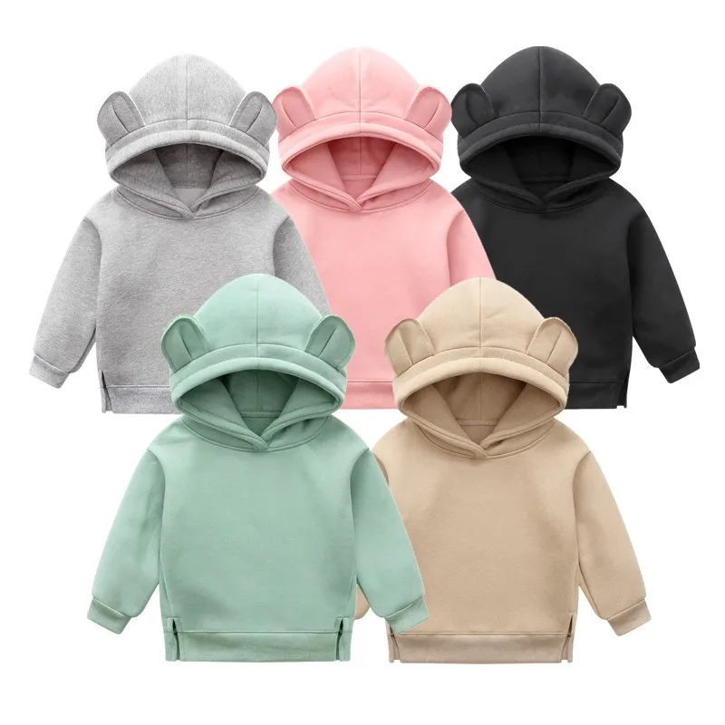 Orangemom-Sudadera con capucha para bebé niño y niña, ropa gruesa coreana de algodón para primavera e invierno