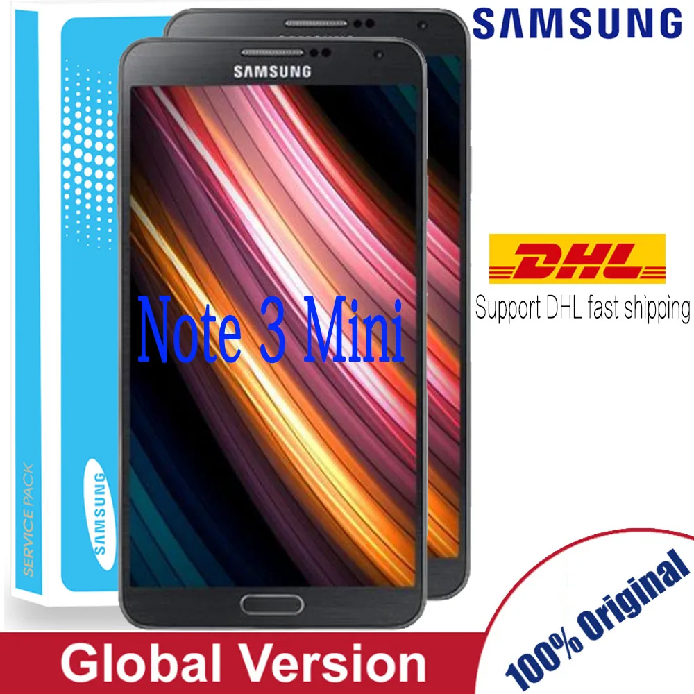 Оригинальный сменный ЖК дисплей AMOLED 5 дюйма для Samsung Galaxy Note 3 N7505 Note3 Neo Mini Lite с