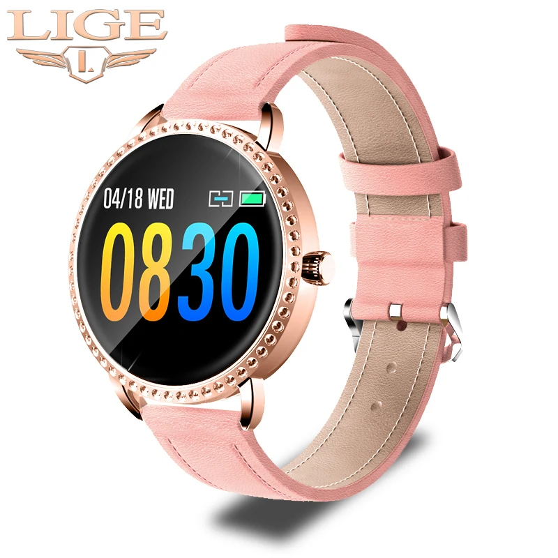 

LIGE Smart Watch Women Sports Fitness Tracker IP67 Waterproof Health Activities Pedometer Blood Pressure Heart Rate Bracelet
