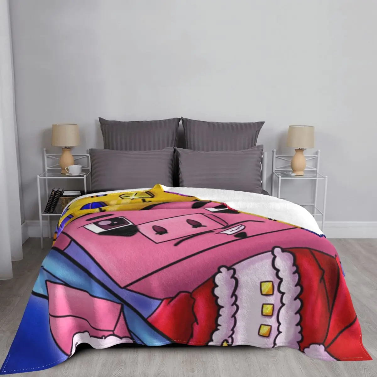 

Techno Blade Blanket Bedspread Bed Plaid Bed Linen Kawaii Blanket Home Textile Luxury