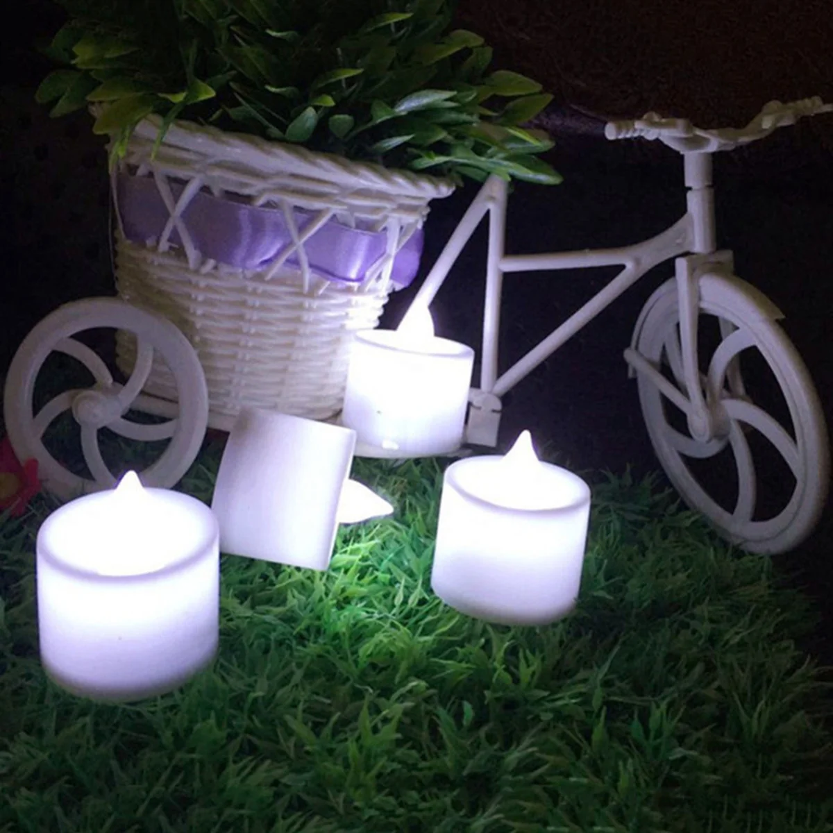 

12pcs LED Flame Candle Lights Flickering Lamp Tea Light for Wedding Birthday Decoration Christmas New Year Party
