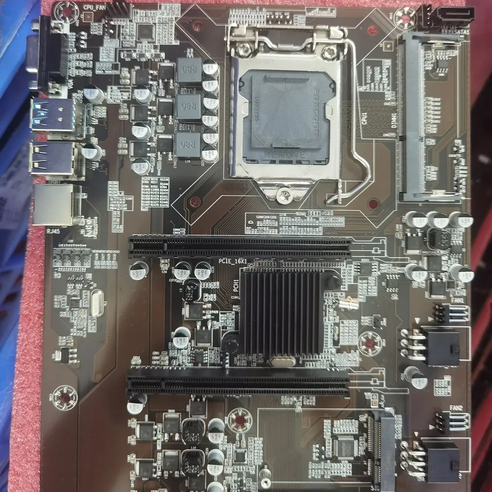 

B75 Mining Board Motherboard Support DDR3 8g SATA3.0 USB3.0 PCIE 16X VGA LGA-1155 For Desktop Computer
