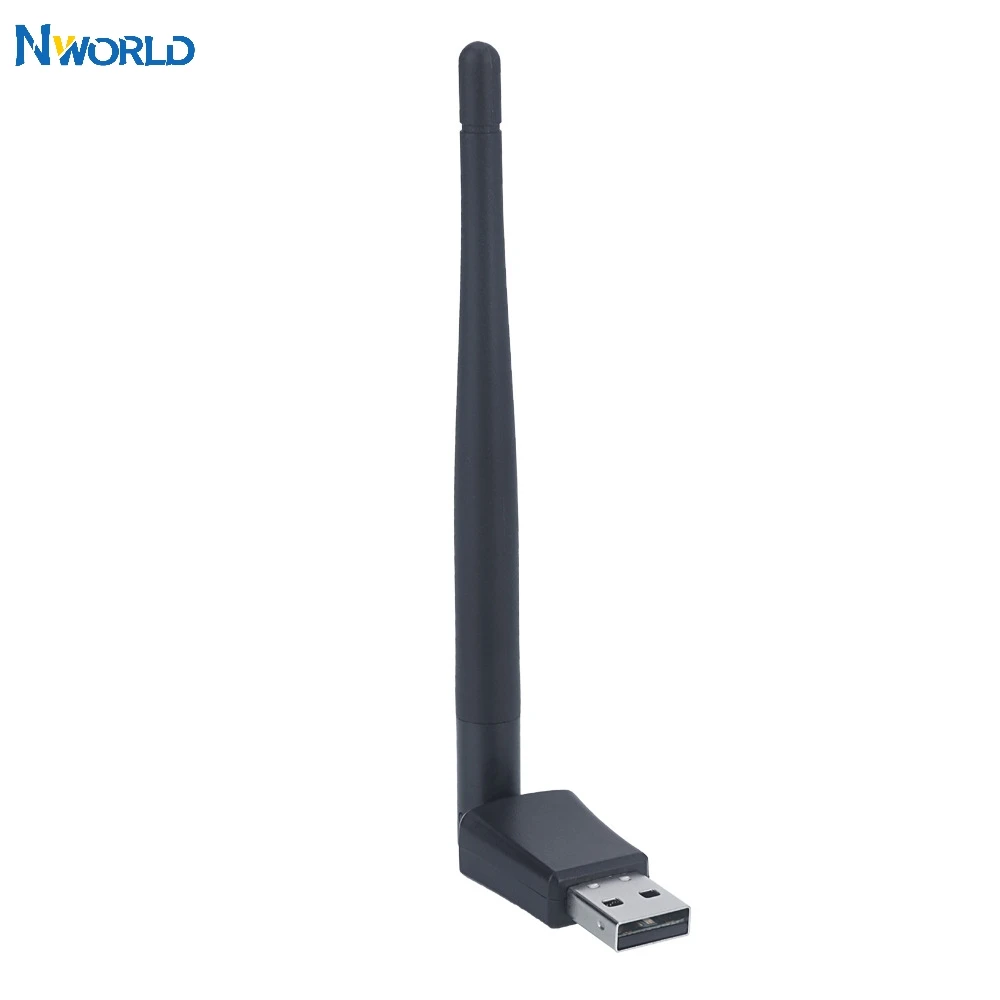 

Nworld Mini USB WiFi AC 600Mbps Wireless Adapter 600M Computer LAN Card Dual Band 2.4G/5G Network Card With 1 Antennas