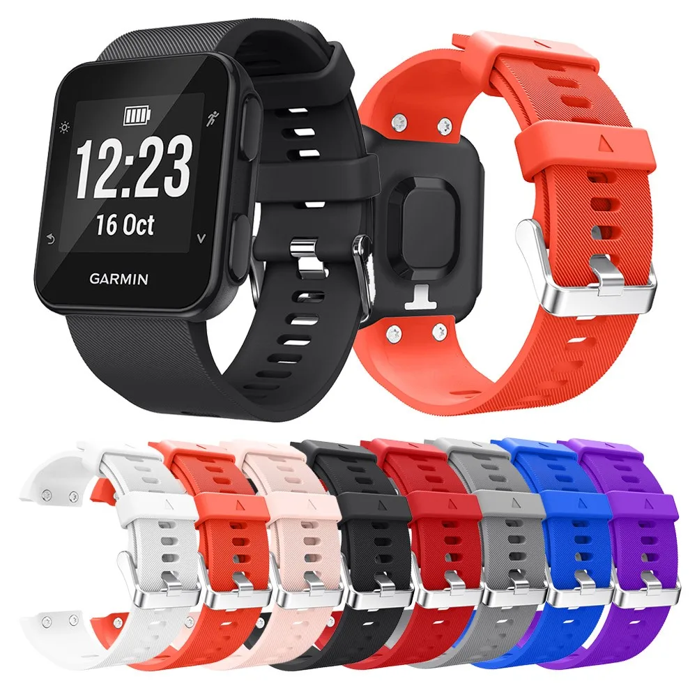 

Ремешок для Garmin Forerunner 35, силиконовый ремешок, спортивные умные часы, браслет F35 30, Официальный силиконовый ремешок для часов, аксессуары