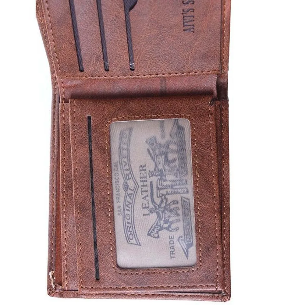 

New Fashion Men 1 PC US Dollar Bill Wallet PU Dollar Men Wallet HK3