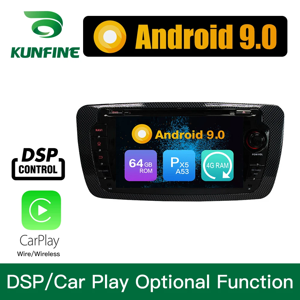 Android 9 0 Восьмиядерный 4 Гб ОЗУ 64 ПЗУ автомобильный DVD GPS навигатор мультимедийный