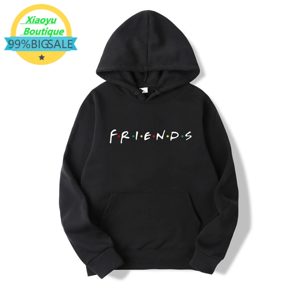 

Худи из флиса с принтом «белые друзья», толстовки с капюшоном, повседневные зимние пуловеры, модный тренд в новом стиле