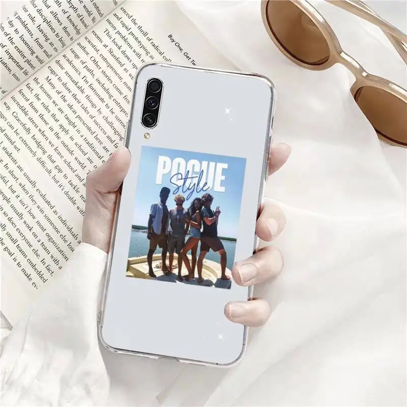 

Outer Banks-Livin' The Pogue Life Phone Case Transparent For Samsung Galaxy A71 A21s S8 S9 S10 plus note 20 ultra