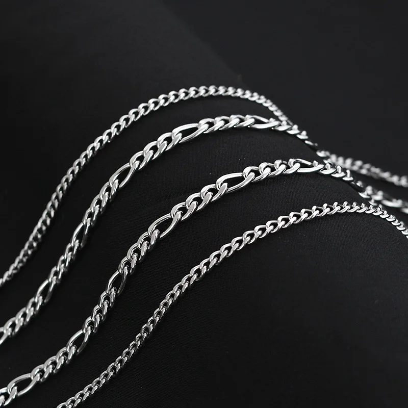 

Fashion new moon double-layer necklace titanium steel wool clothing accessories pendant simple and versatile hot sale