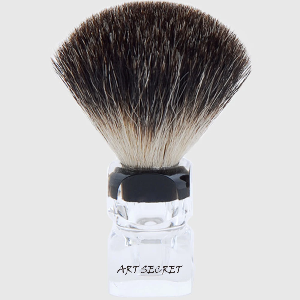

ArtSecret SV-319 Shaving Brush Badger Hair C Grade Acrylic Handle Total Length 100MM Men Salon Barber Tool