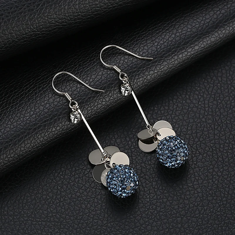 

CX Simple Personality Long Elegant Earrings Temperament Wild Tassel Earrings