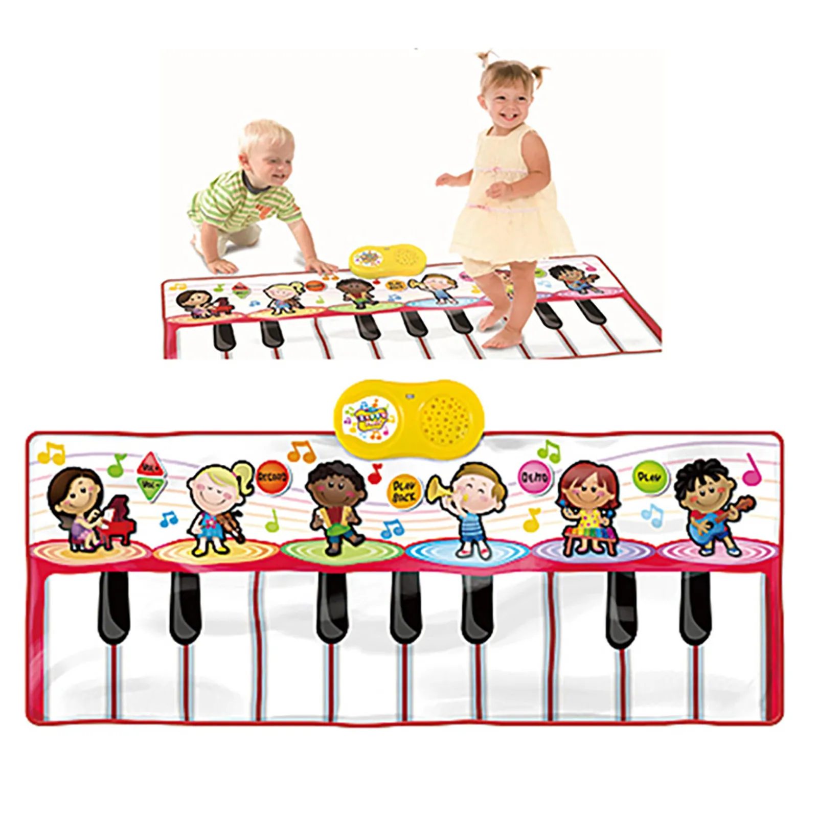

Kids Musical Mats Music Piano Keyboard Dance Floor Mat Carpet Blanket Touch Playmat Early Education Toys for Baby Girls Boys A20