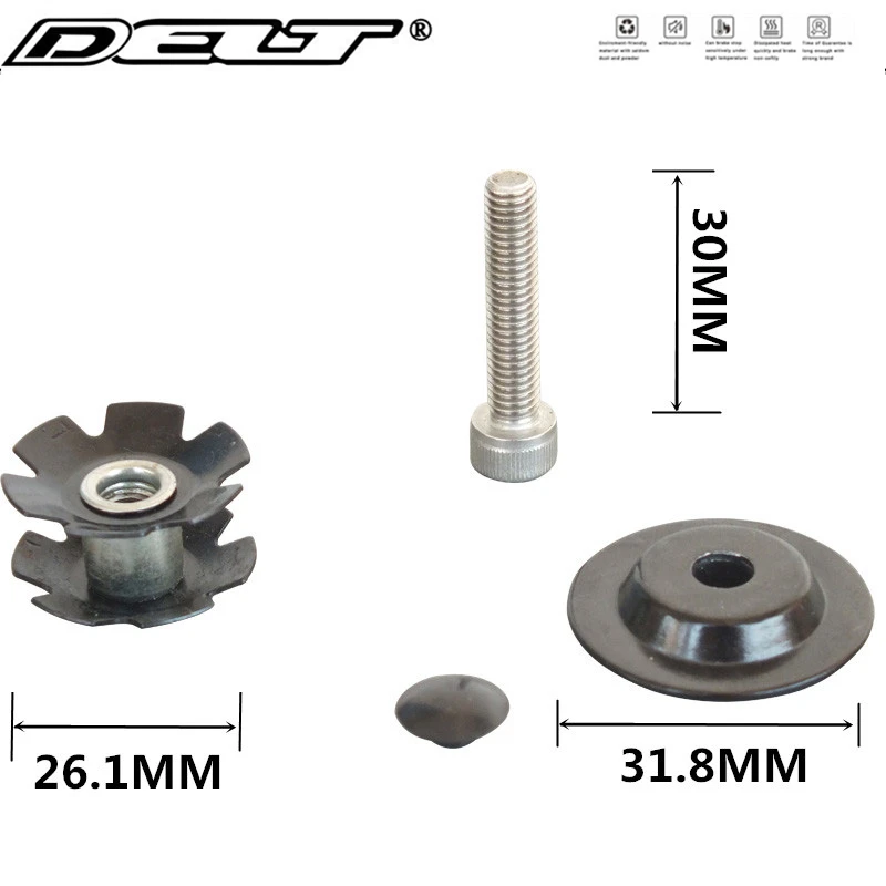 DELT уличные велосипедные гарнитуры колпачки 31 8 мм из алюминиевого сплава болт с