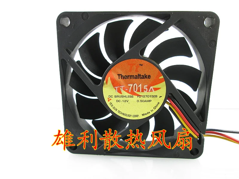 

Новый TT-7015A FD127015EB 12V 0.50A 7 см 7015 3 провода защиты электродвигателя Вентилятор охлаждения