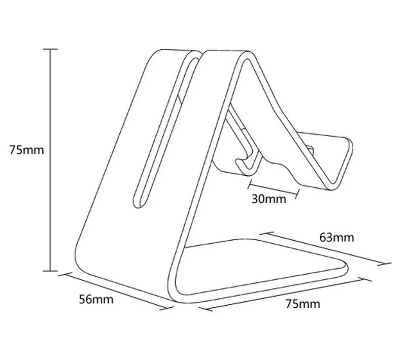 

Aluminum Metal Phone Holder Desktop Universal Non-slip Mobile Phone Stand Desk Hold for iPhone IPad Samsung Tablet