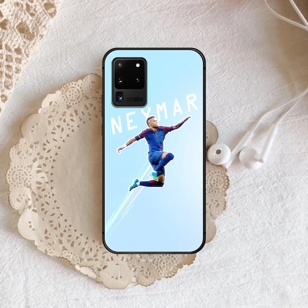 

Neymar JR Soccer 11 Phone Case Cover Hull For Samsung Galaxy S 7 8 9 10 e 20 FE uitra plus Note 9 10 20 black Waterproof Pretty