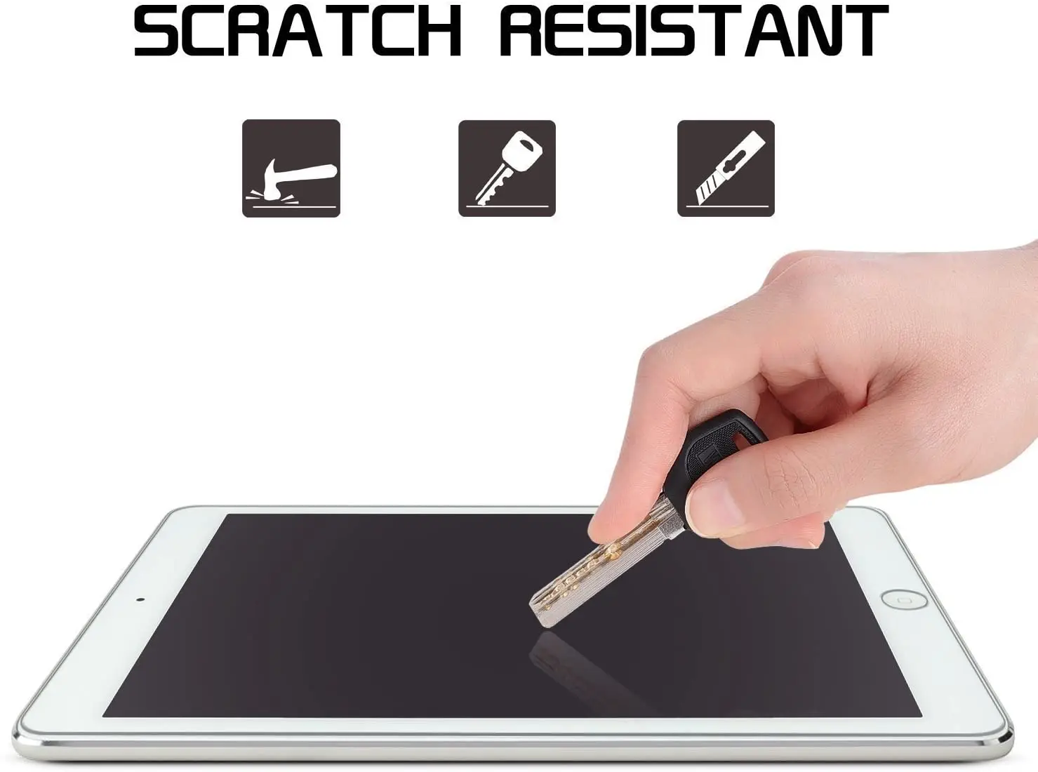 

Tablet Tempered Glass Screen Protector Cover for Apple IPad 6th Gen 2018 9.7 Inch/IPad 5th Gen 2017 Anti-Scratch Tempered Film