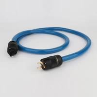 hi end ofc silver plated ac mains power cable hifi eu version power cord gold plated schuko plug connector line