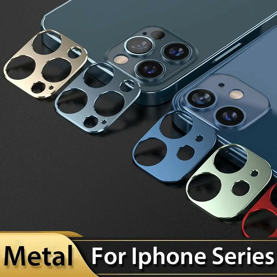 Металлические защитные пленки для камеры iPhone 12 Pro Max Mini защитная пленка чехол с