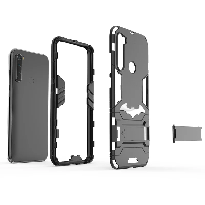 Армированный чехол Железного человека для Xiaomi Redmi Note 8 8T 9 7 6 K30 K20 Pro 5 Plus 4X 4A 5A 6A 7A