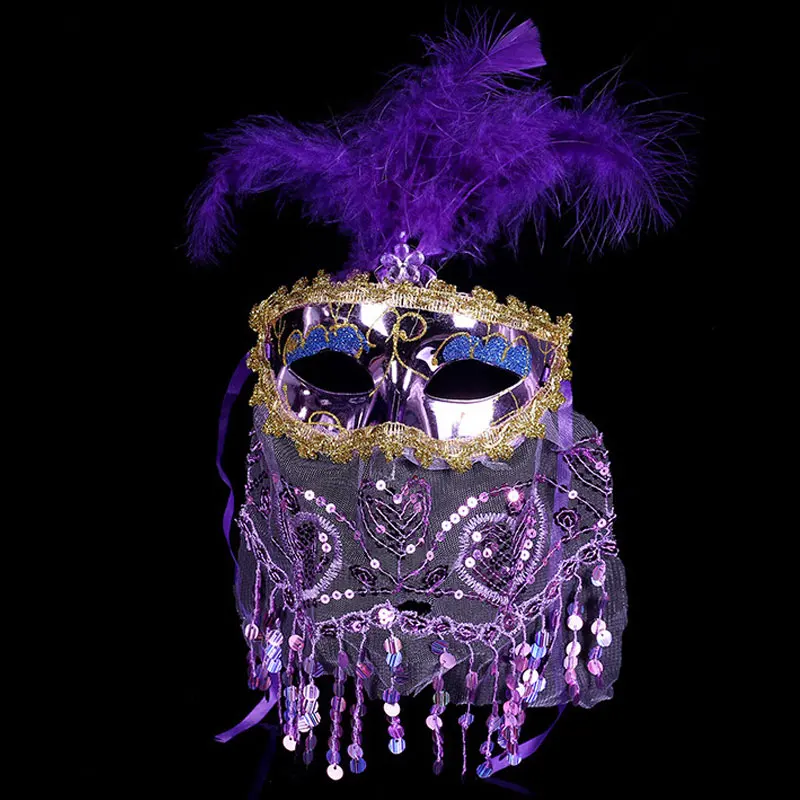 Песочный пух маска для лица Женская Девушка Вечерние косплей маскарад