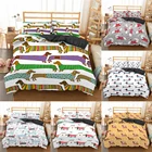 Набор постельных принадлежностей с рисунком таксы, королевского размера, пододеяльник, детское одеяло, мягкое одеяло, хлопковое постельное белье