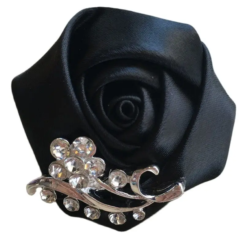 Бутоньерка с искусственным цветком для жениха 6 шт./лот|Искусственные и сухие