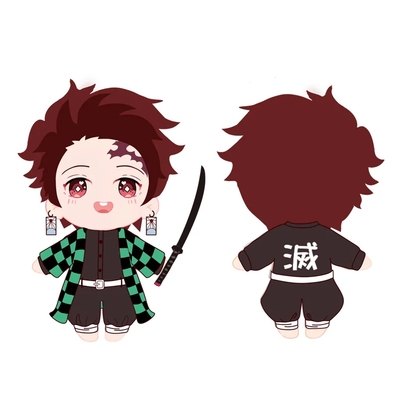Аниме Demon Slayer Kimetsu no Yaiba Kamado Tanjirou милый косплей плюшевая подушка кукла одежда