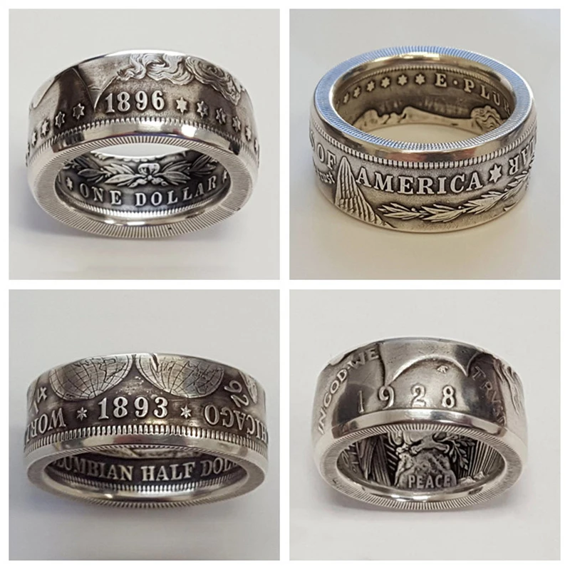 Кольца в готическом стиле Моргана американском Винтажные Украшения ручной