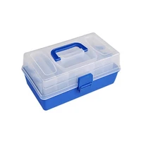 fishing tackle box different compartments mult layer multifunctional organizer baits container fishing accessories