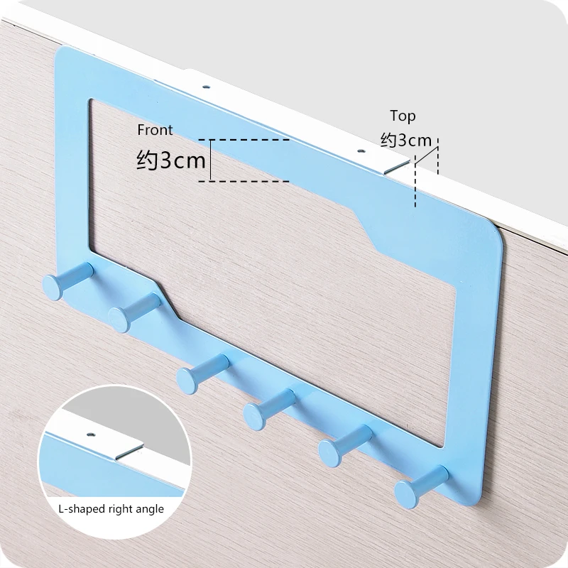 Вешалка для пальто настенная вешалка с крючками на дверь Вешалка-органайзер 6