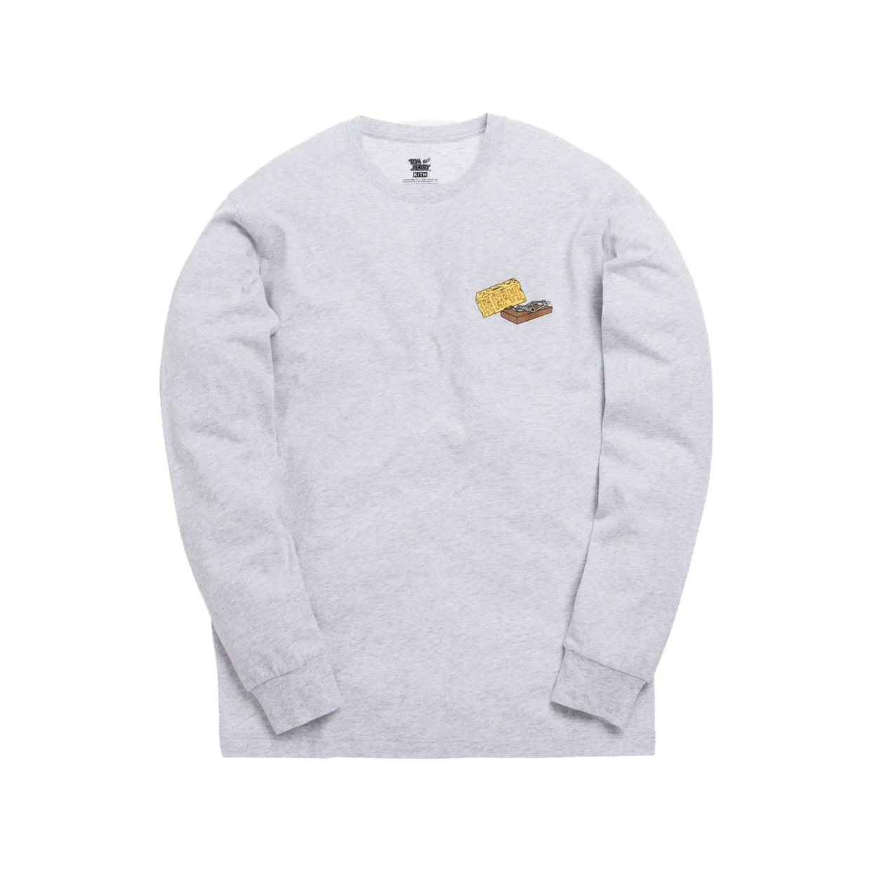 19ss Kith X Tom футболка 1:1 высокое качество Kith футболка с длинными рукавами хип-хоп Уличная Джастин Бибер КИТ футболка s для мужчин и женщин