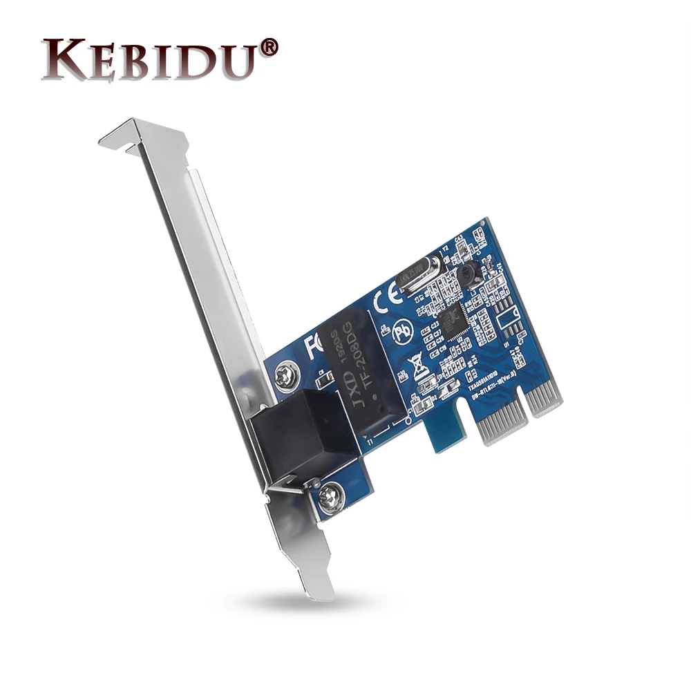 Kebidu 1000 Мбит/с PCI Express E сетевая карта гигабитная Ethernet 10/100/1000M RJ 45 LAN адаптер
