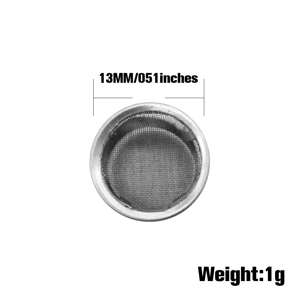 Металлическая трубка для курения фитинги из нержавеющей стали сетчатая 13 мм
