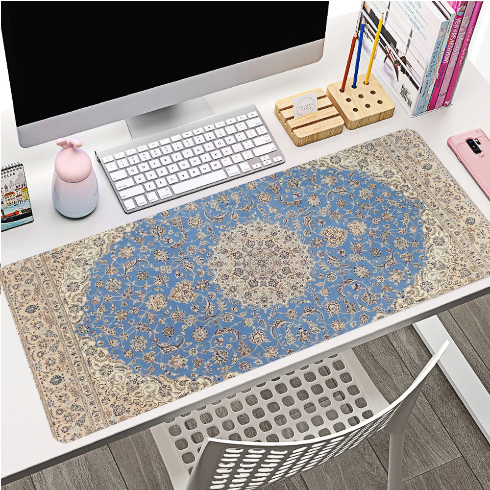 

Beautiful Persian Carpet Design Keyboard Mat Large Extended Mousepad Printing Unique gaming player Mouse Pad Szie 30cmX60cm