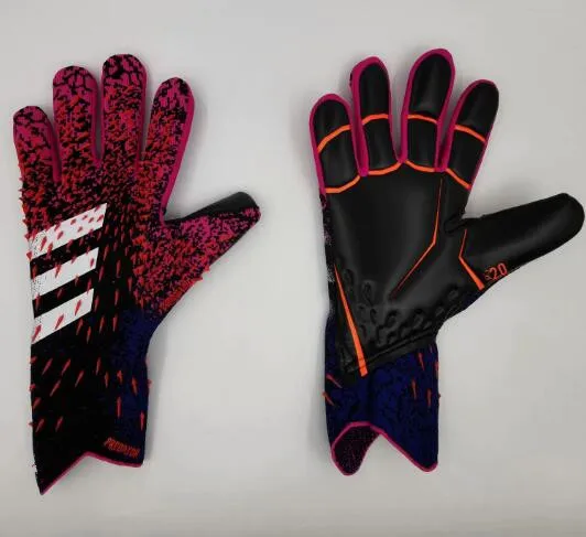 

2021 new latex goalkeeper gloves, no finger guards, thickened football goalkeeper gloves, professional football goalkeeper glove
