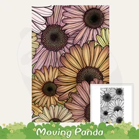 sunflower clear stamps template for diy scrapbooking clear stamps photo album decoration paper card craft stamps