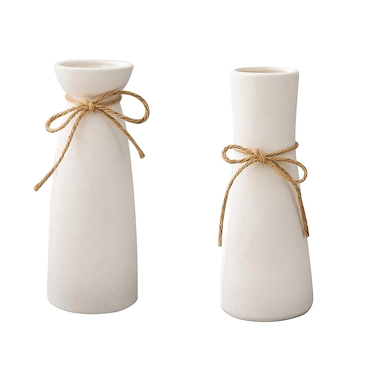 

Белая керамическая ваза, украшение в минималистичном стиле, современное домашнее украшение, фарфоровая ваза, матовый дизайн