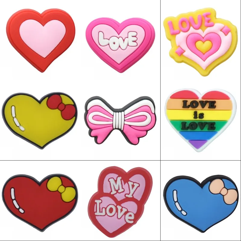Фото 10 шт. для девушек и женщин в пользу красивыми сердцами красочные Lover логотип
