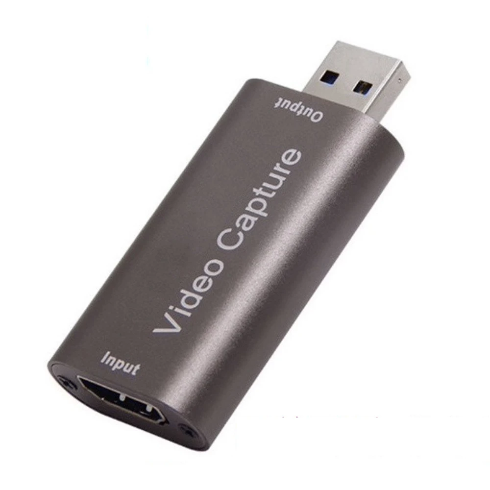 1080 60Hz HDMI-compatible Video Capture Card For Live Broadcast Meeting Switch PS4 Game Console Camera DV PC USB2.0 |