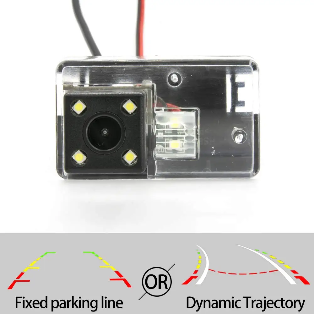 Фиксированная или динамическая траектория камера заднего вида для Peugeot 206 207 306 307
